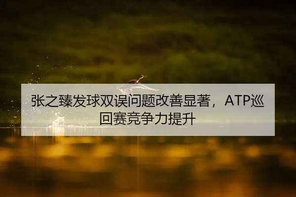 张之臻发球双误问题改善显著，ATP巡回赛竞争力提升